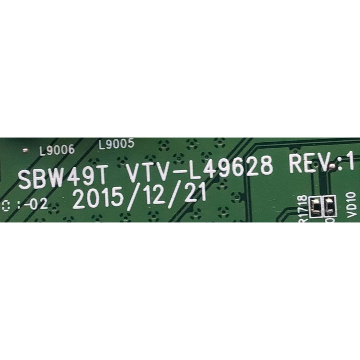 MAIN PARA TV TOSHIBA / NUMERO DE PARTE 461C8J21L21 / 431C8J21L21 / SBW49T / VTV-L49628 / PANEL K430WDR / MODELO 43L420U - Imagen 2